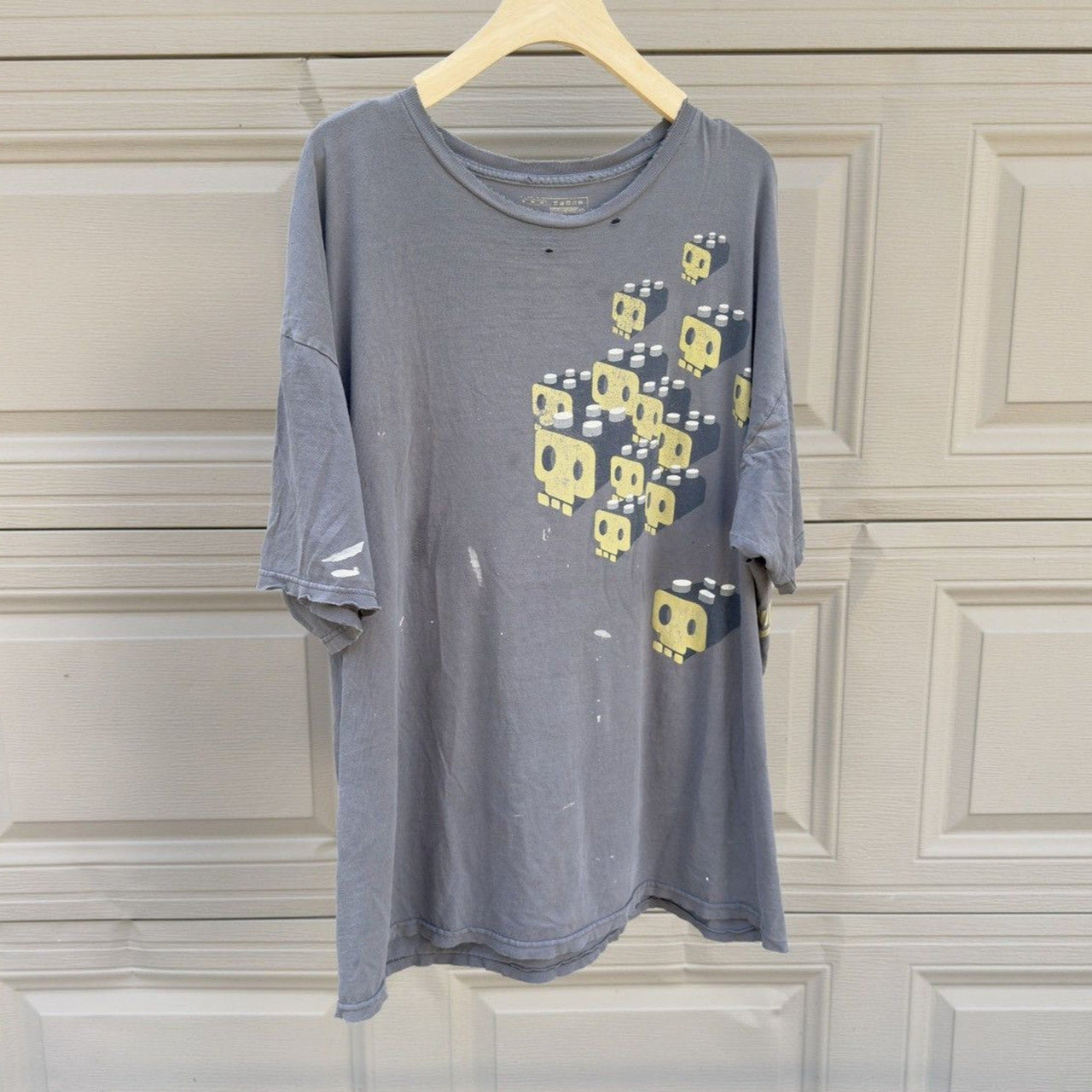 2000s Nike Thrashed Faded Stained Distressed Tee