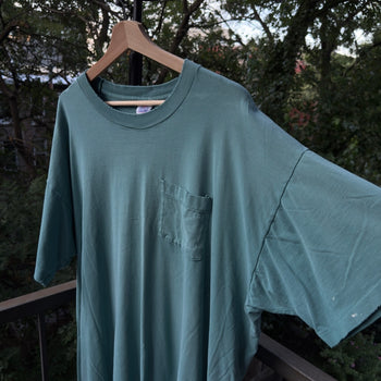 1990s Single Stitched Faded Thrashed Pocket Tee Oversized
