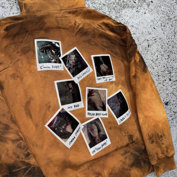 Sudadera con capucha y película Polaroid conmemorativa Doublet Bleached