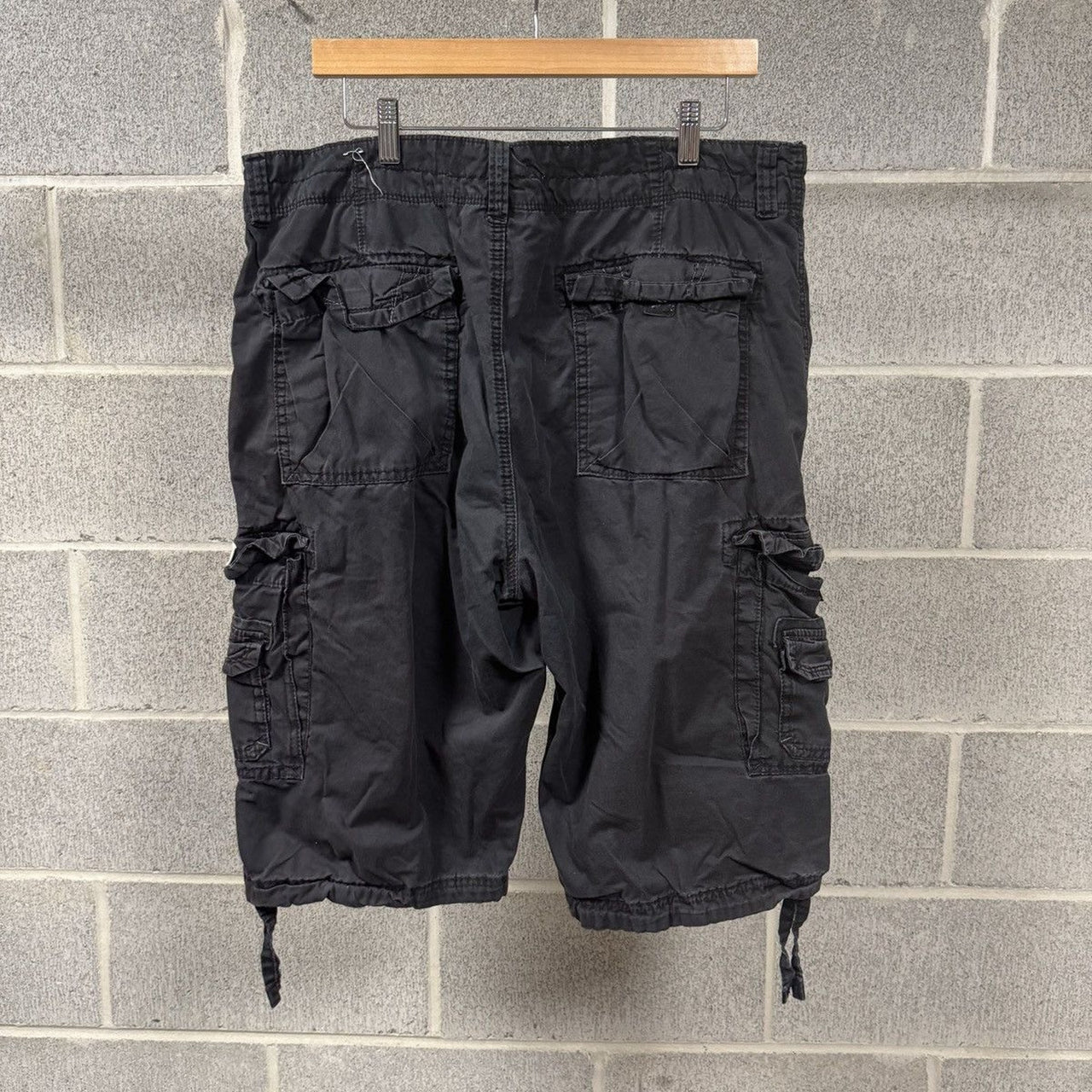 2000s Y2K Unionbay Black Cargo Shorts