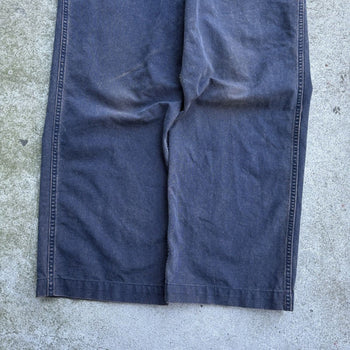 BLUE BLUE SEILIN WE NEVER CHANGE FADED CANVAS WORK PANTS