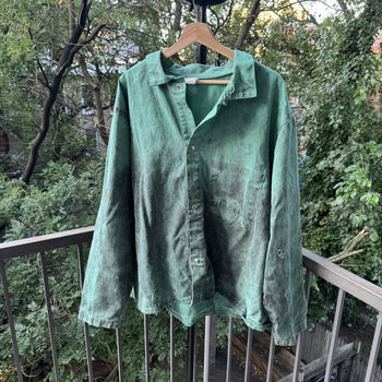 1990s Thrashed Faded Distressed Canvas Dirty Work Jacket