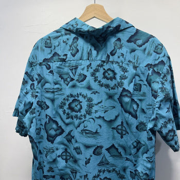 Vintage 1960s Ui Maikai Made in USA Hawaiian Shirt