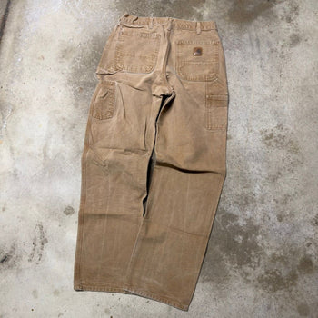 2000s CARHARTT BAGGY SAND DENIM CARPENTER PANTS