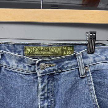 1990s Y2K Women's Baggy Wide Leg Skater Jeans