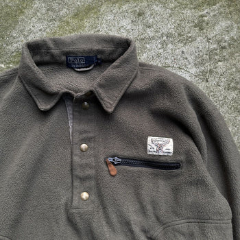 1990s POLO SPORTSMAN RALPH LAUREN SNAP FLEECE