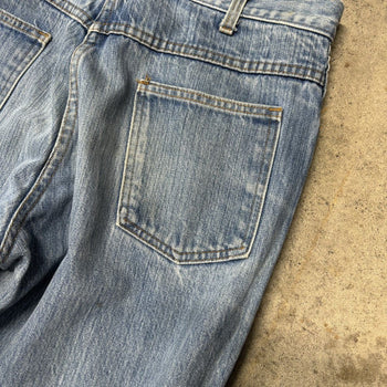 1970s DICKIES BOOTCUT FLARE TALON DENIM JEANS