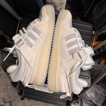 BAD BUNNY ADIDAS FORUM BUCKLE LOW WHITE SHOES