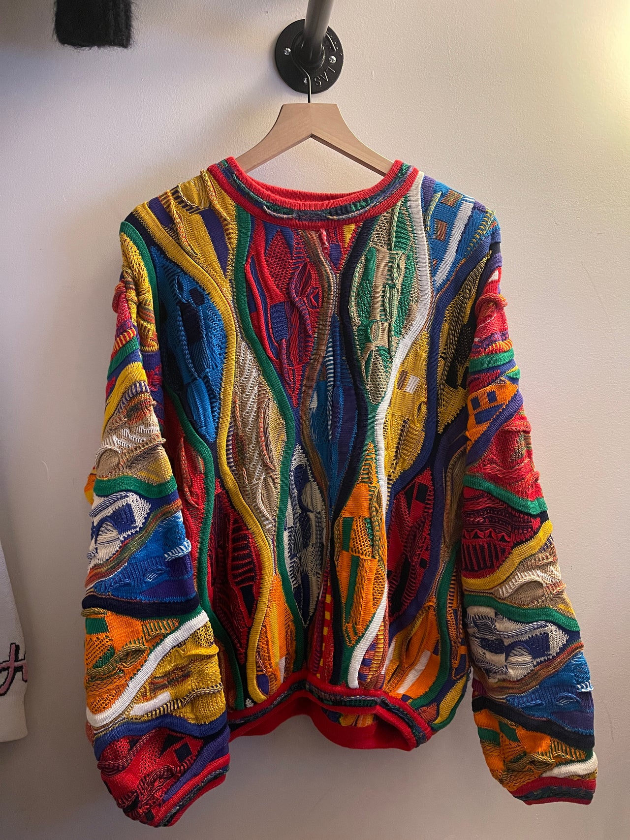 1990s TUNDRA MULTICOLOR KNIT SWEATER