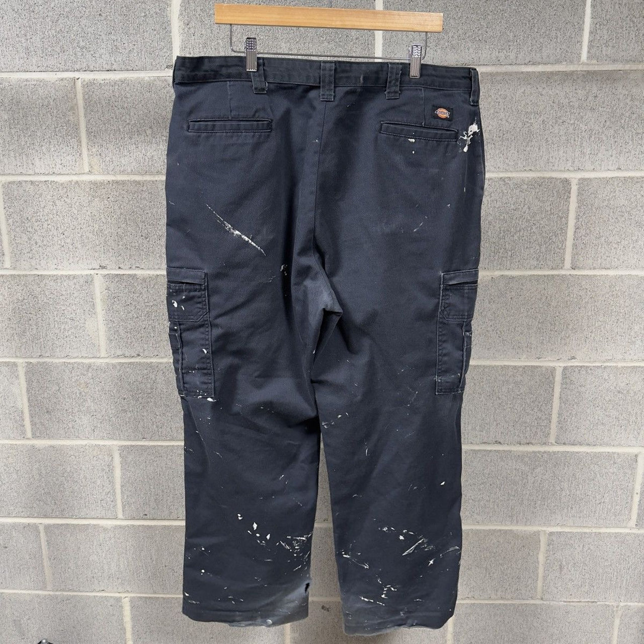 2000s Dickies Thrashed Faded Distressed Cargo Work Pants