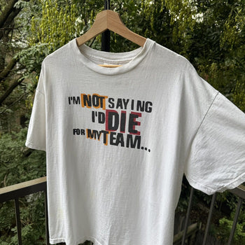1990s Nike Thrashed Die For My Team Tee