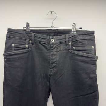 Rick Owens DRKSHDW Gethsmane 2021 Tyrone Cut Waxed Denim Jeans
