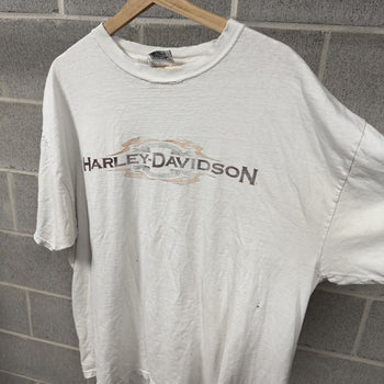 2000s Harley Davidson Thrashed Faded Distressed Tee