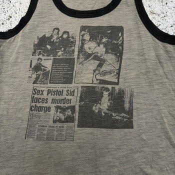 FADED SEX PISTOLS MURDER RIBBED TANK