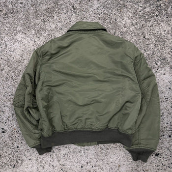 1980s Faded Thrashed Alpha Industries CWU 45-P Flight Bomber Jacket