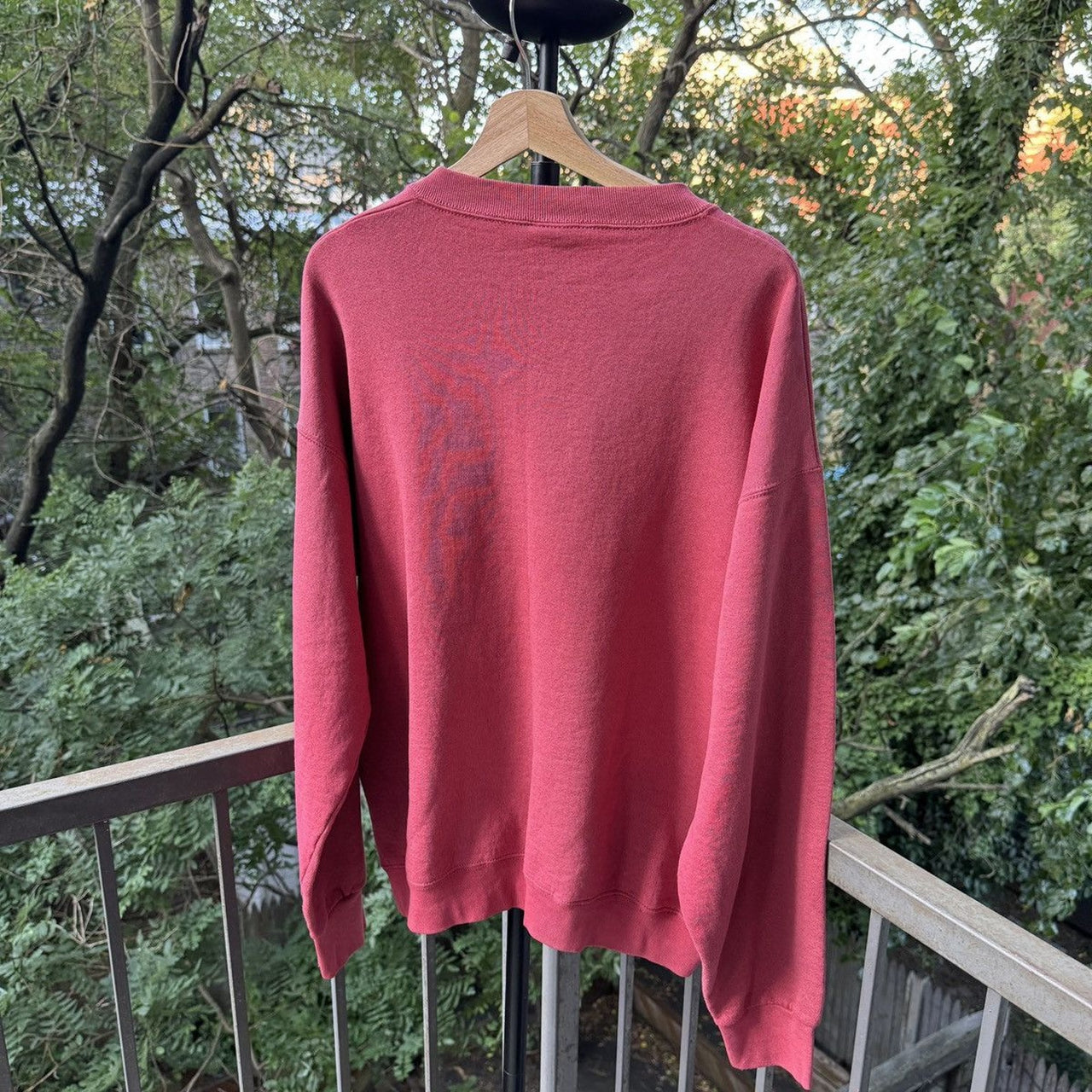 1990s Sun Faded Thrashed Distressed Sweatshirt