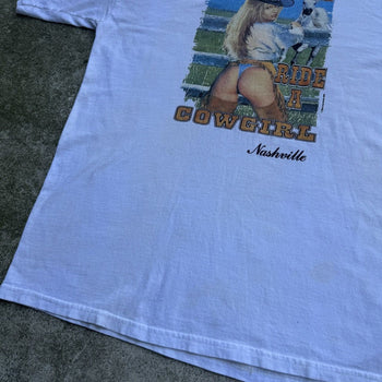 2000s SAVE A HORSE RIDE A COWGIRL TEE SHIRT