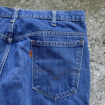 1970s LEVI'S 684 BIG BELL BOTTOM FLARE DENIM JEANS