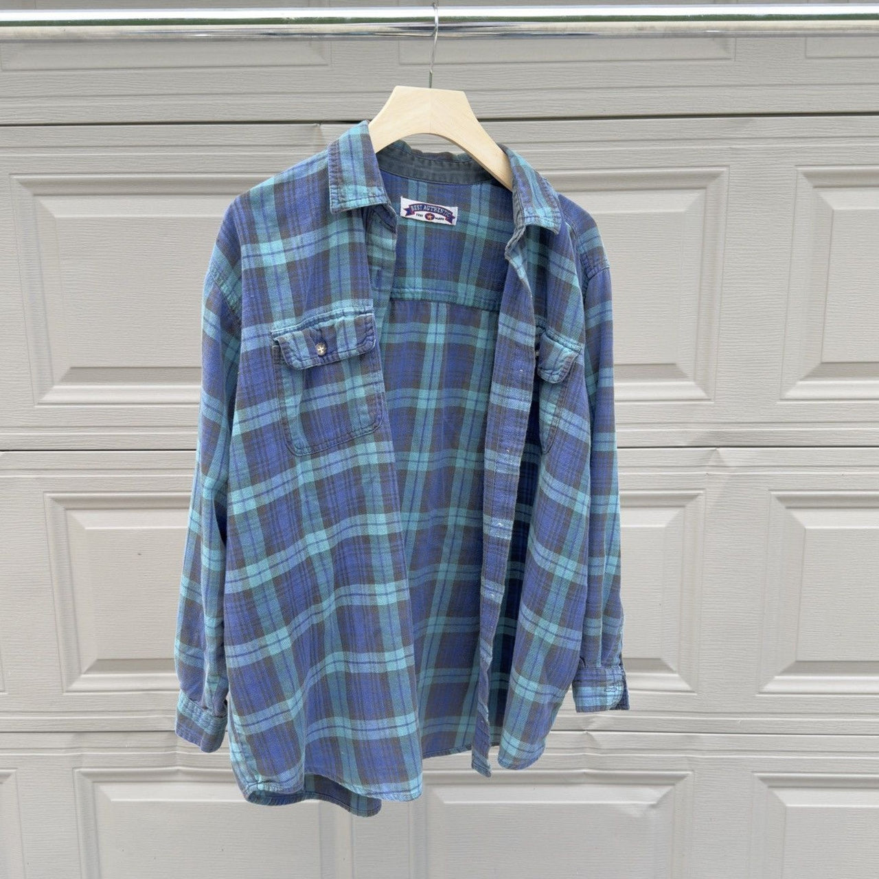 1990s/2000s Faded Flannel Shirt