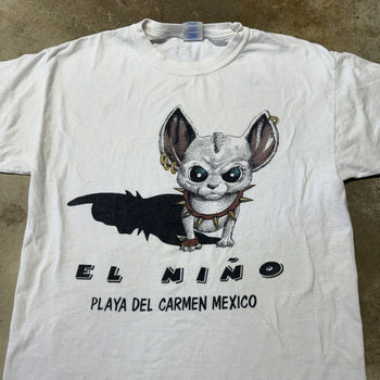 2000s FADED EL NINO PUNK CHIHUAHUA DOG TEE