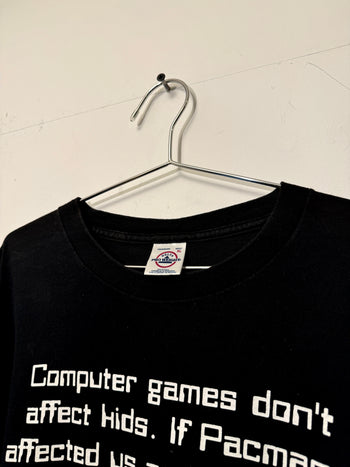 2000S COMPUTER GAMES HUMOR LONGSLEEVE TEE