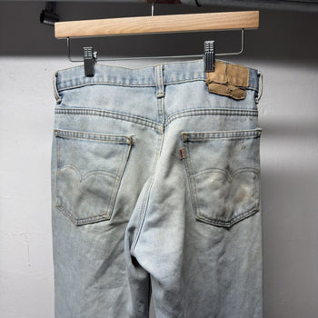 1980s Levi's 517 Thrashed Faded Dirty Flare Jeans - Made in USA