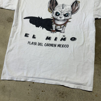 2000s FADED EL NINO PUNK CHIHUAHUA DOG TEE