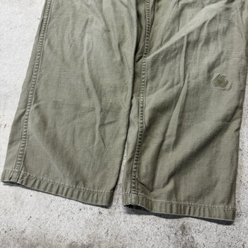 1980s OG 107 REWORKED STITCHED EMBROIDERED CANVAS PANTS