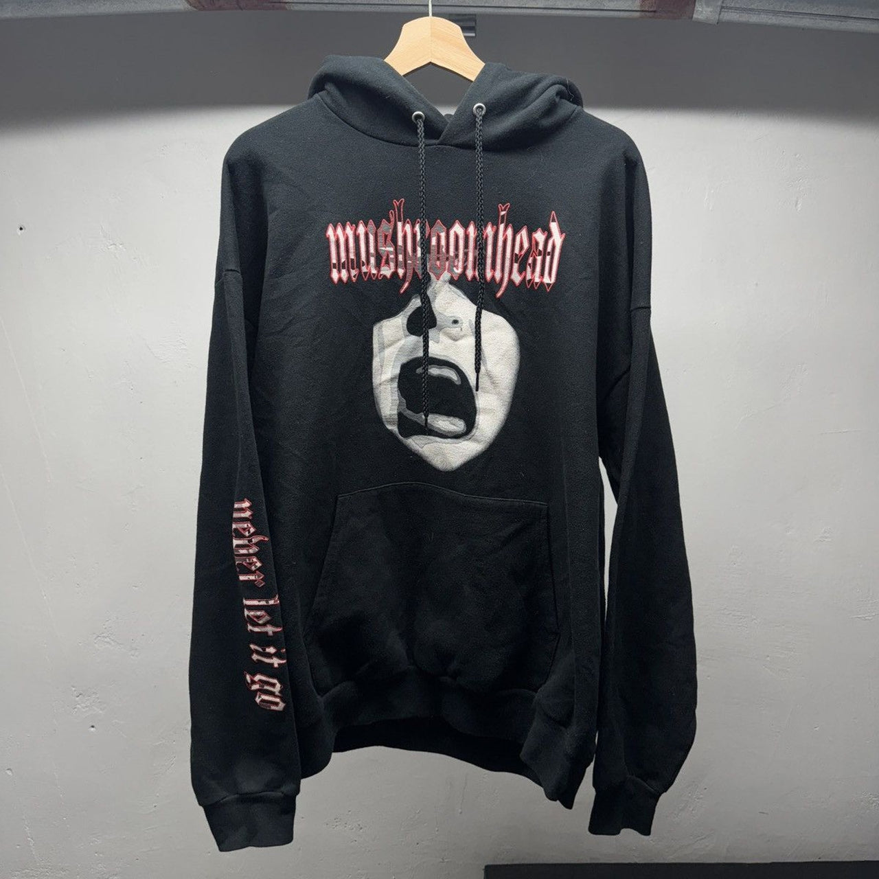 2000s Mushroomhead Metal Band Face Hoodie