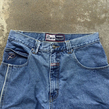 1990S Y2K PACO JEANS BAGGY SKATER DENIM JEAN SHORTS JORTS