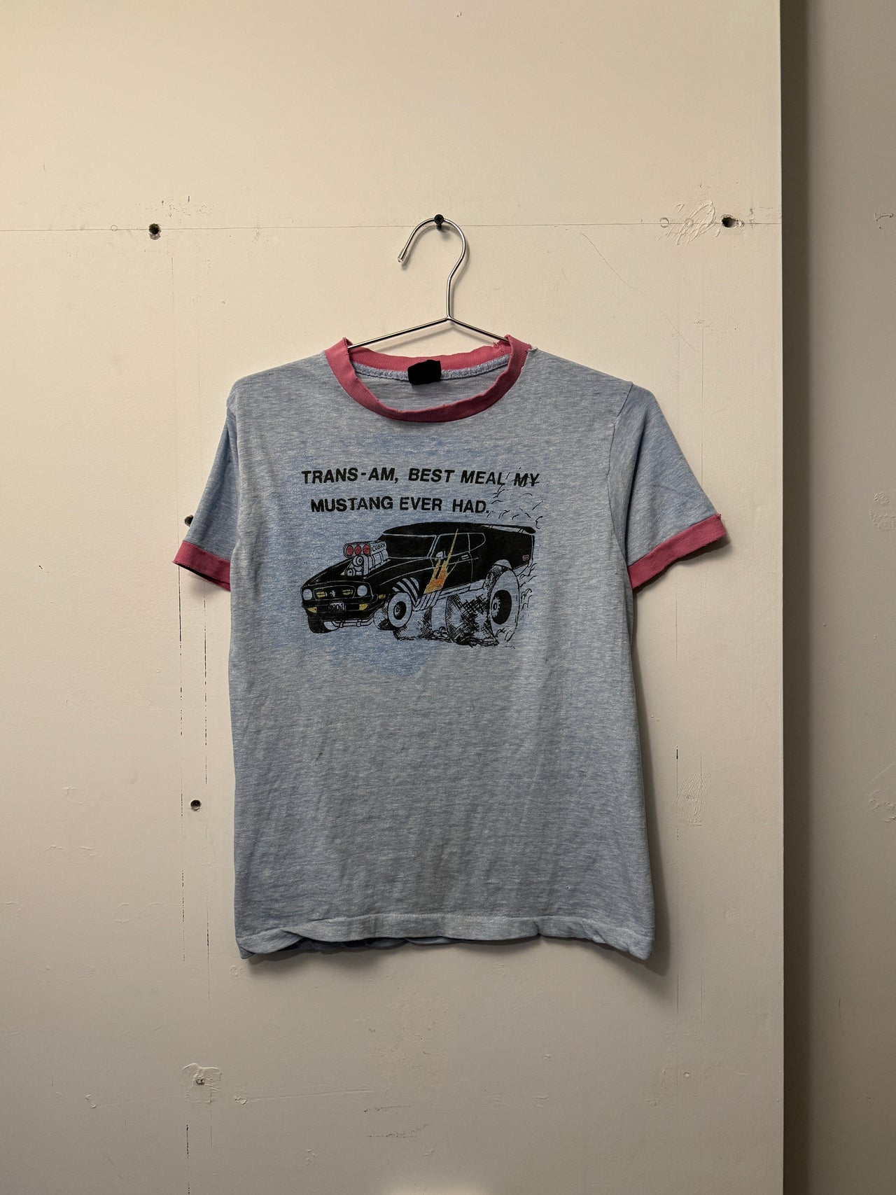 1980s MUSTANG EATS TRANS AM CAR TEE