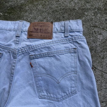 VINTAGE 90s LEVI'S 550 ORANGE TAB DENIM JEAN SHORTS JORTS