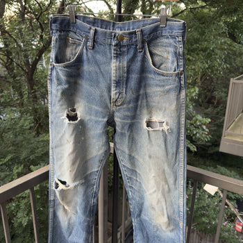 1990s Rustler Thrashed Jeans