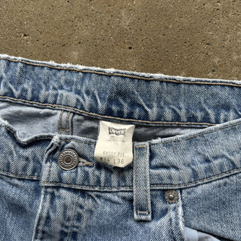 1990s LEVI'S L2 BAGGY FIT BLUE DENIM SKATER JEANS