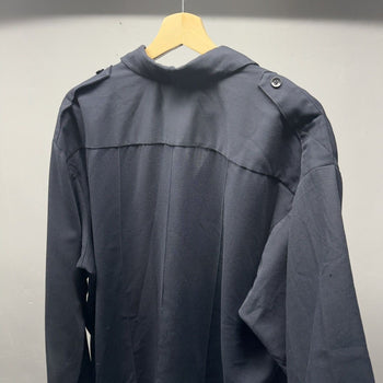 1970s Faded Thrashed Security Uniform Rayon Shirt