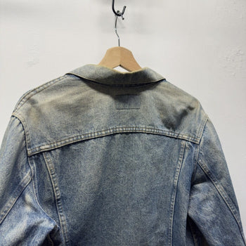 Vintage 1980s Levi's Faded Distressed Denim Trucker Jacket
