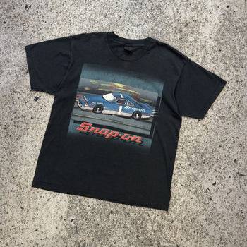 1990s Faded Snap On Racecar Tee