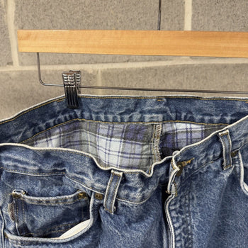 2000s Carhartt Faded Blanket Lined Work Jeans
