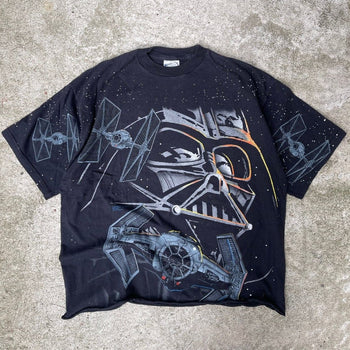 1990s STAR WARS DARTH VADER AOP TEE CROPPED