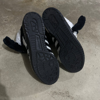 JEREMY SCOTT ADIDAS 2011 PANDA BEAR HIGH TOP SNEAKERS