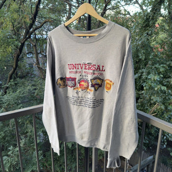 1990s Universal Studios Hollywood Thrashed Sweatshirt