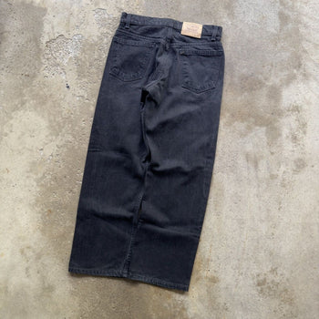 1990S LEVI'S 562 LOOSE FIT BAGGY DENIM BLACK SKATER JEANS