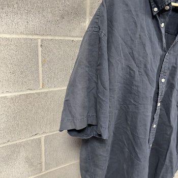 2000s Gap Faded Blue Cotton Linen Shirt