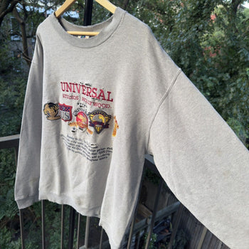 1990s Universal Studios Hollywood Thrashed Sweatshirt