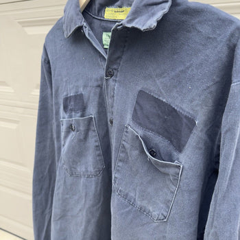 1980s/1990s Faded Thrashed Distressed Work Shirt