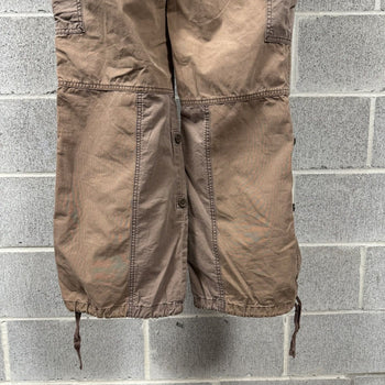 2000s Abercrombie & Fitch Brown Cargo Pants