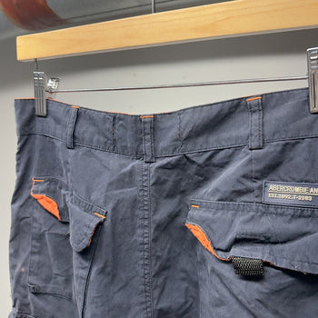 2000s Abercrombie & Fitch Paratrooper Nylon Cargo Pants