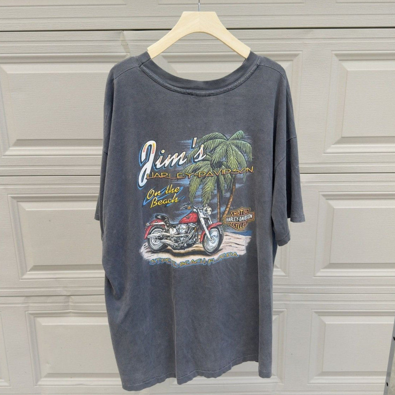 1990s Harley Davidson Running Wild Thrashed Faded Tee
