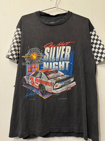 1990s THRASHED NASCAR DALE EARNHARDT 7 TIME CHAMPION TEE