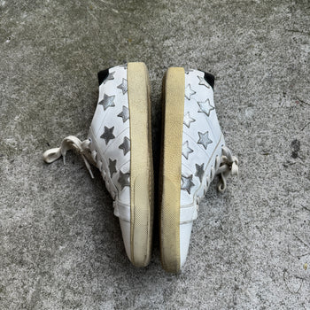 Saint Laurent Paris Court Classic Star Patch Sneakers